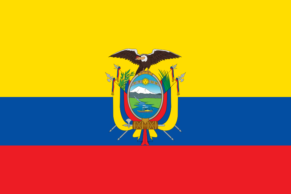 By President of the Republic of Ecuador, first uploaded by Denelson83 as Flag of Ecuador